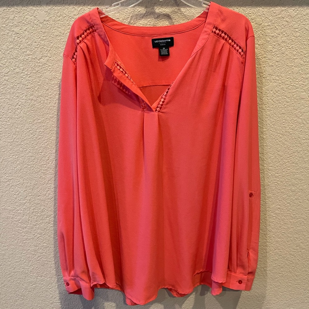 Liz Claiborne career blouse. Never worn. 2x